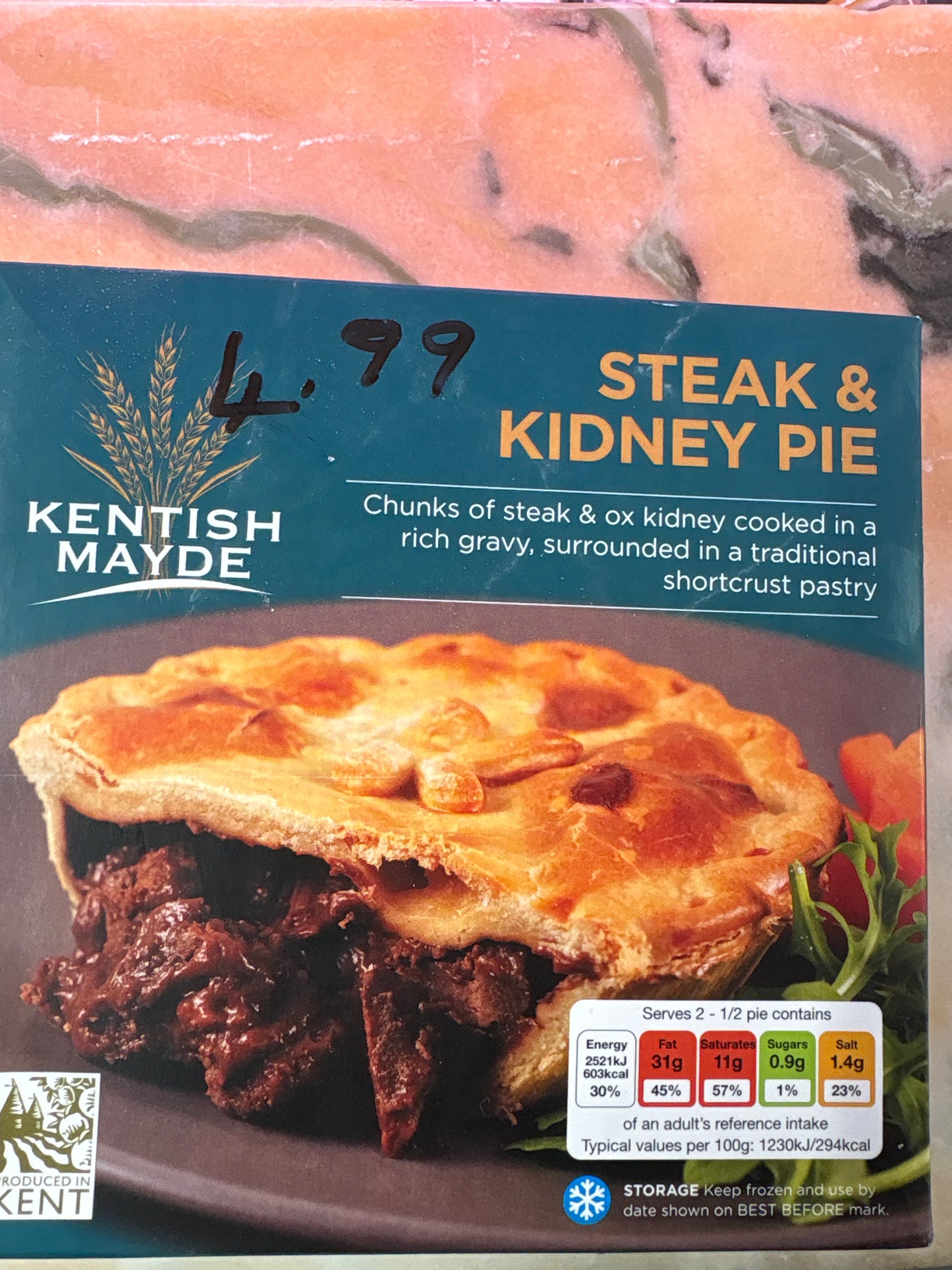 Large Steak & Kidney Pie