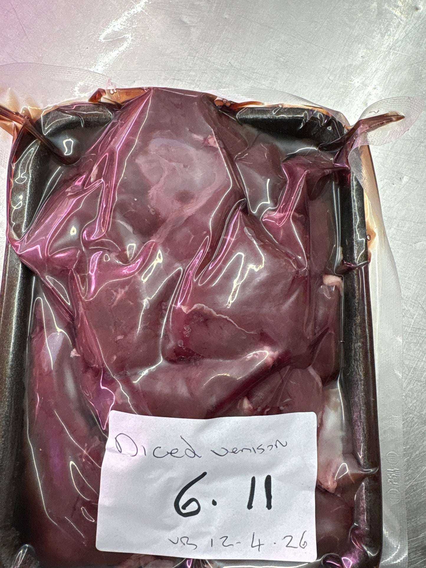 Diced Venison