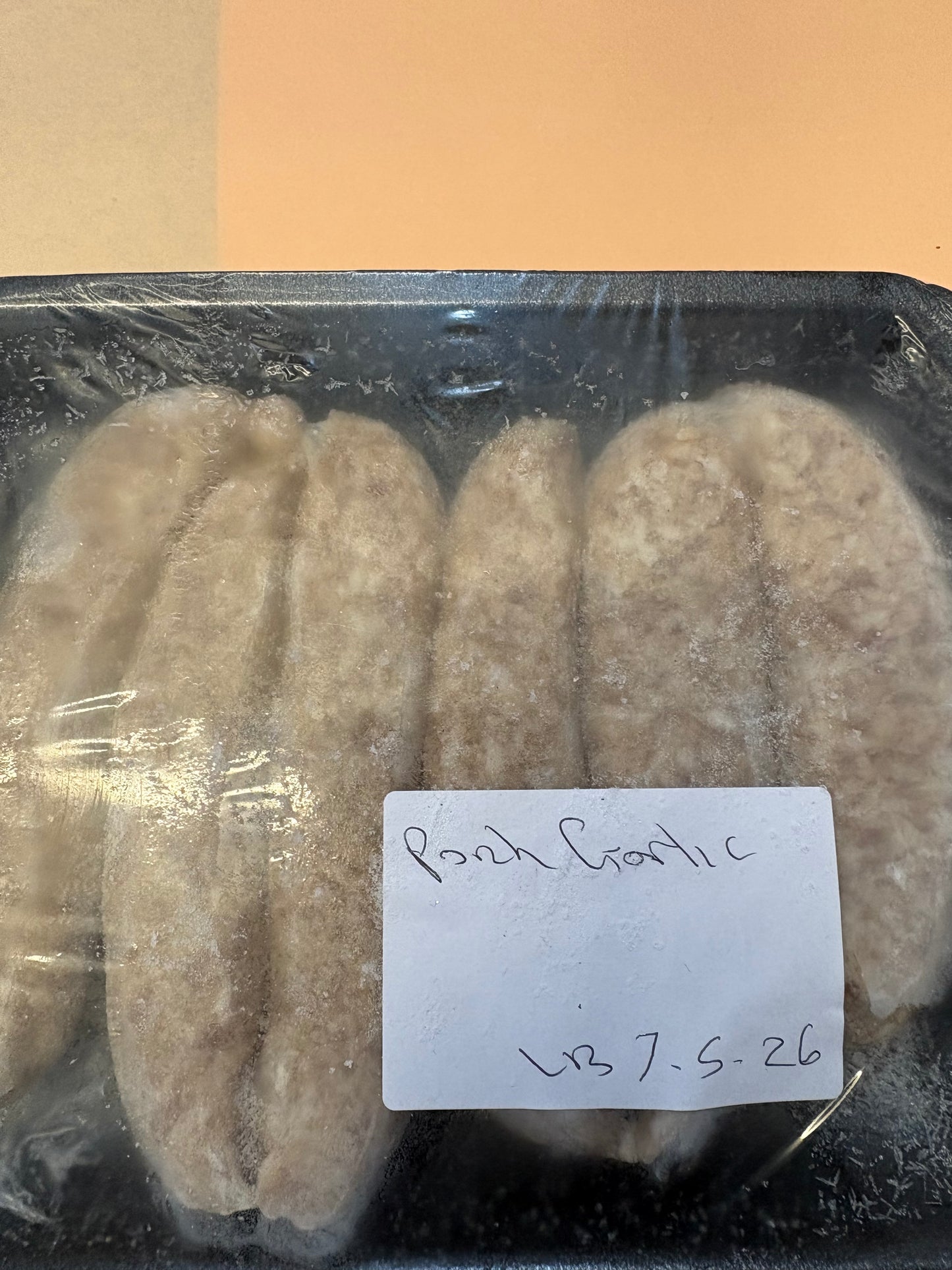 Pork Garlic Sausages
