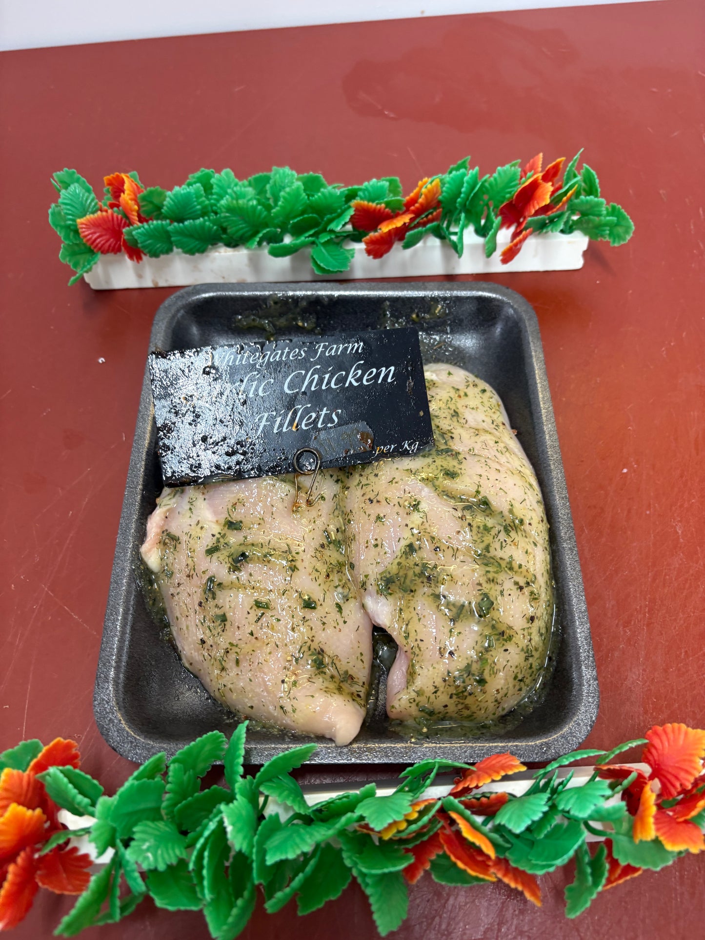 Gluten free Garlic chicken fillet
