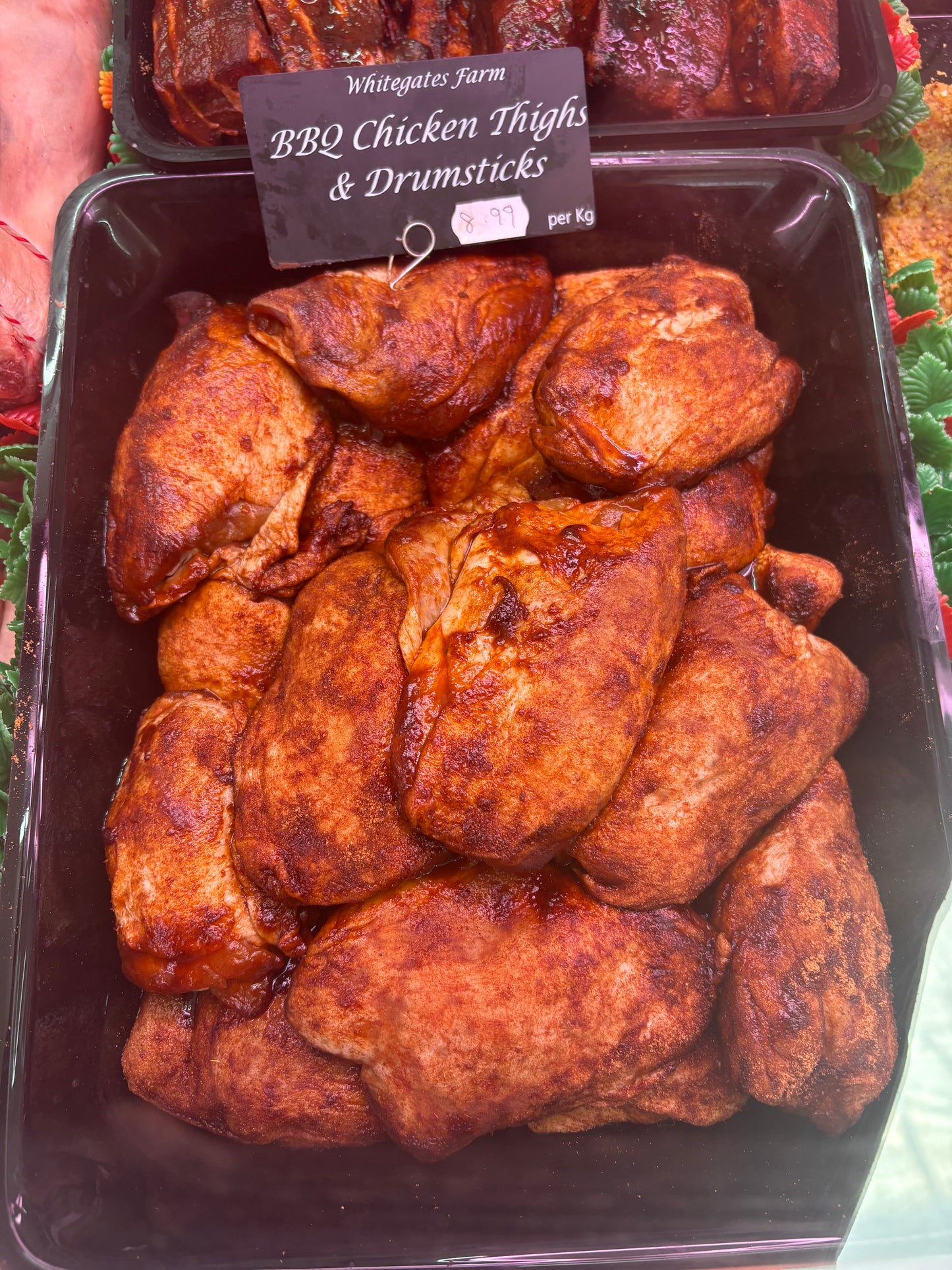 BBQ chicken thighs/drumstick