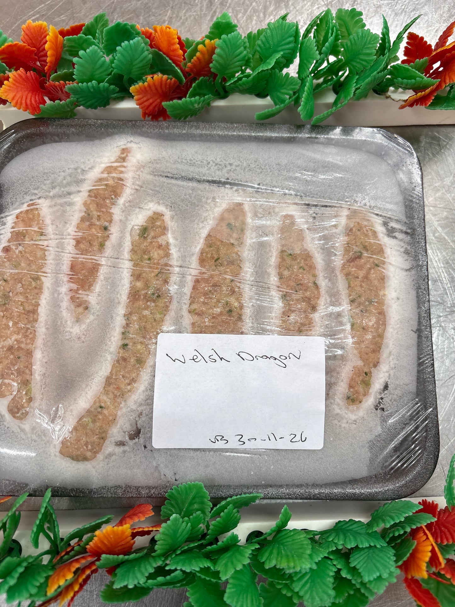 Welsh Dragon Sausages