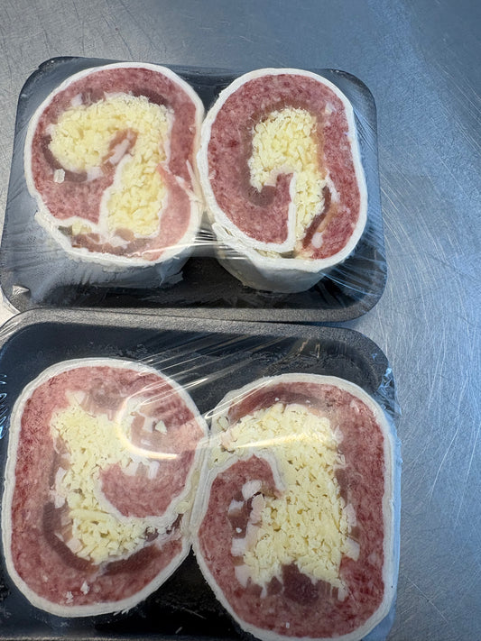 Pork Bacon & Cheese Roulades