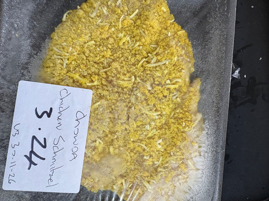 Chowda chicken schnitzel