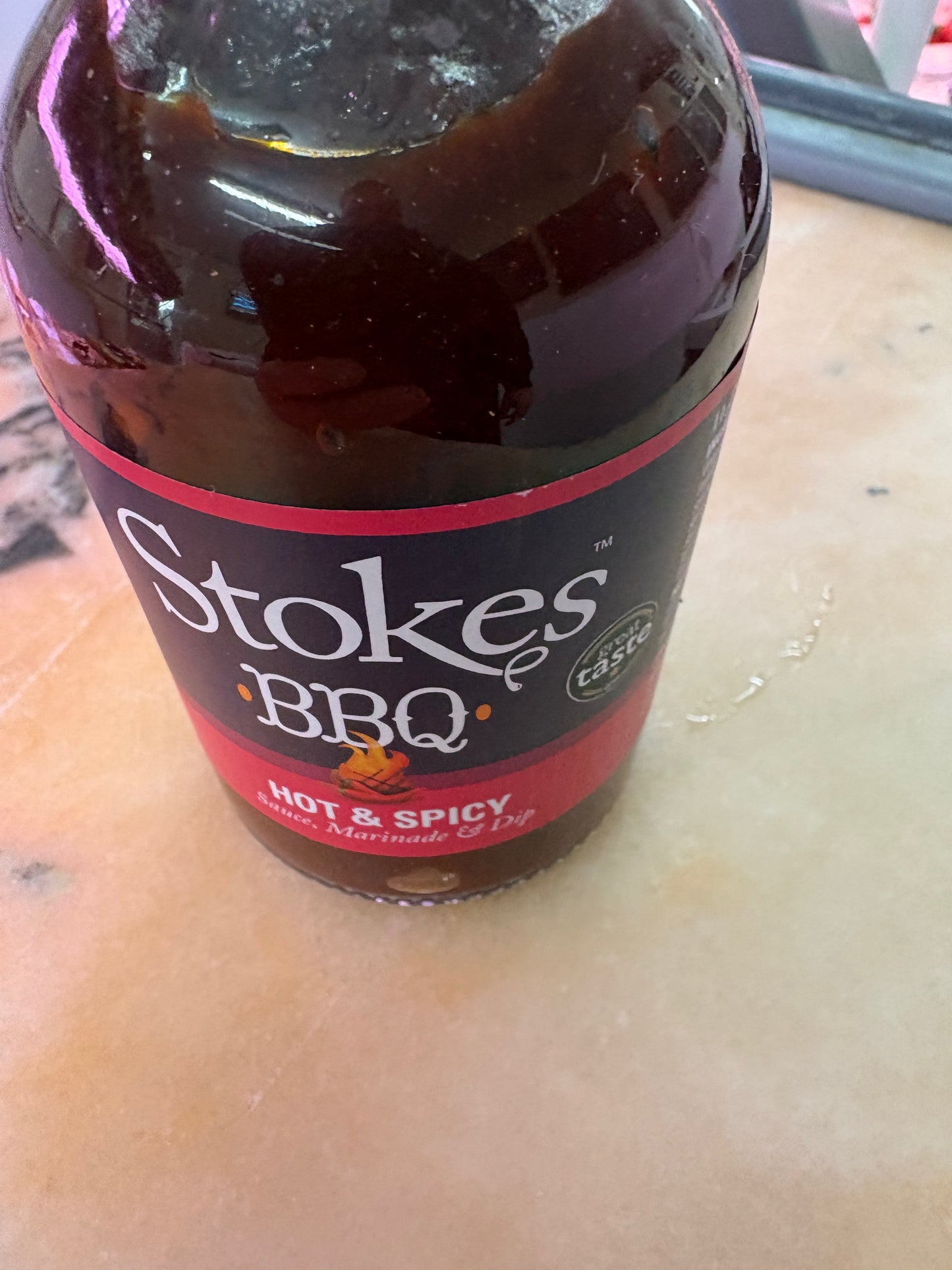 Stokes hot & spicy bbq sauce