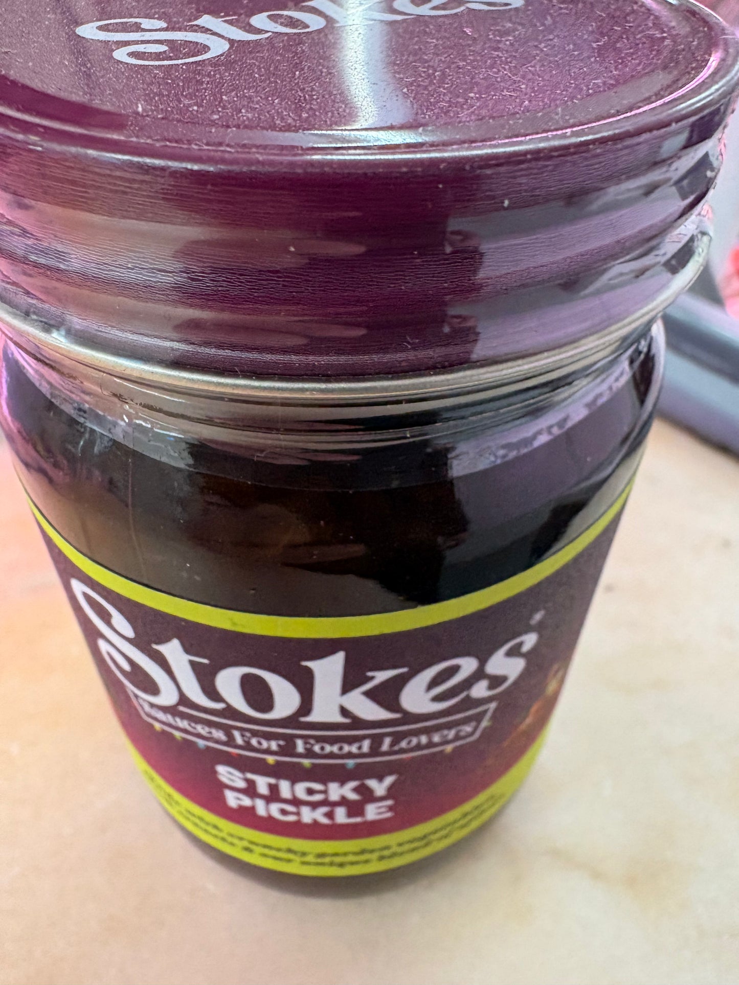 Stokes sticky pickle