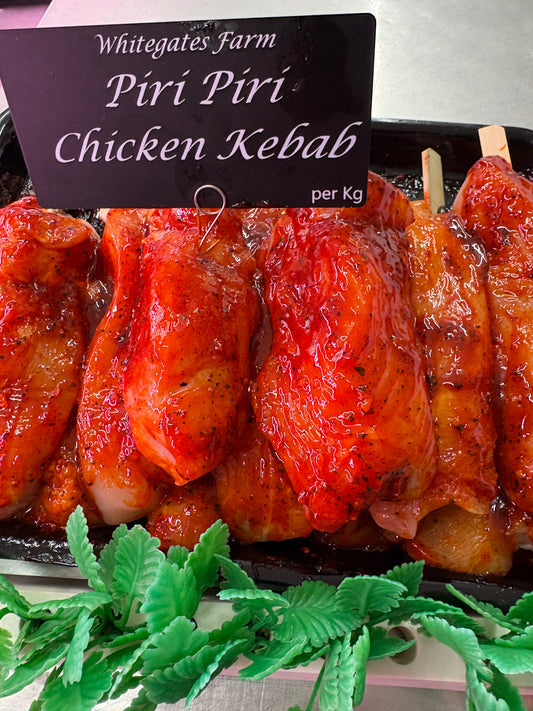 Peri peri chicken kebabs. Gluten free sauce .